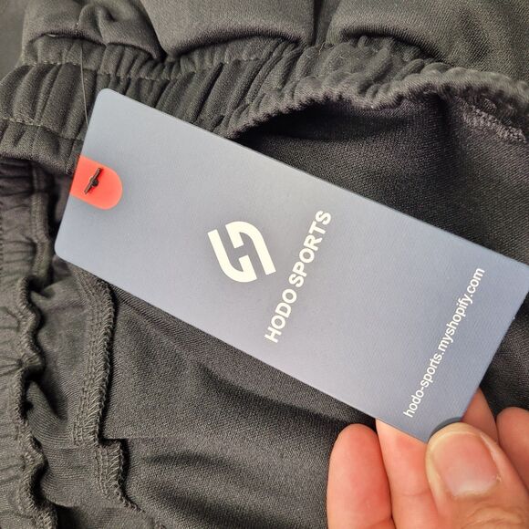 HODOSPORTS Men's Joggers Black Jogger Zipper Pockets Workout Pant X-Large - Picture 8 of 10